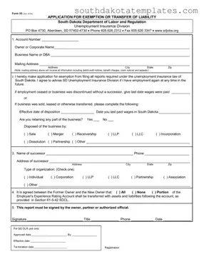 South Dakota 55 Form